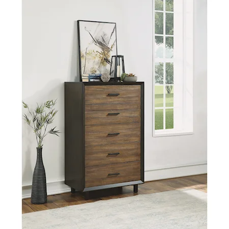 Contemporary Chest with Felt-Lined Drawer